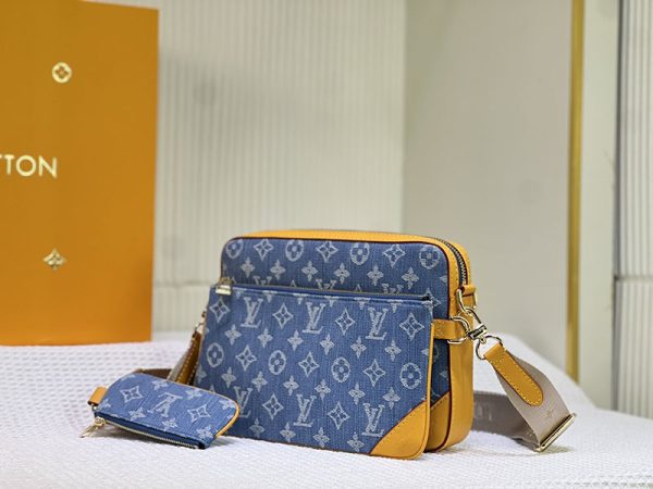 ルイヴィトン ショルダーバッグ メンズ 2Way ハンドバッグ lv301250 N品 ルイヴィトンデニム バッグ メンズ - 画像 (8)
