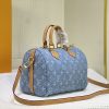 ルイヴィトン スピーディ･バンドリエール 25 モノグラム･デニム lv301252 N品 ヴィトン デニムバック - 画像 (8)