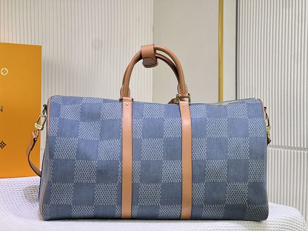 ルイヴィトン ダミエ デニム 3D キーポル バンドリエール50 N40739 ヴィトン バッグ ボストンバッグ N品 - 画像 (7)
