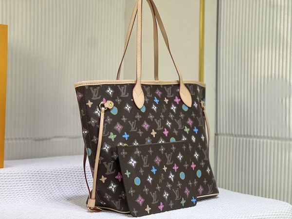ルイヴィトン モノグラム ネヴァーフルMM チョコレート トートバッグ lv301254 N品 ヴィトン トートバッグ コーデ - 画像 (9)