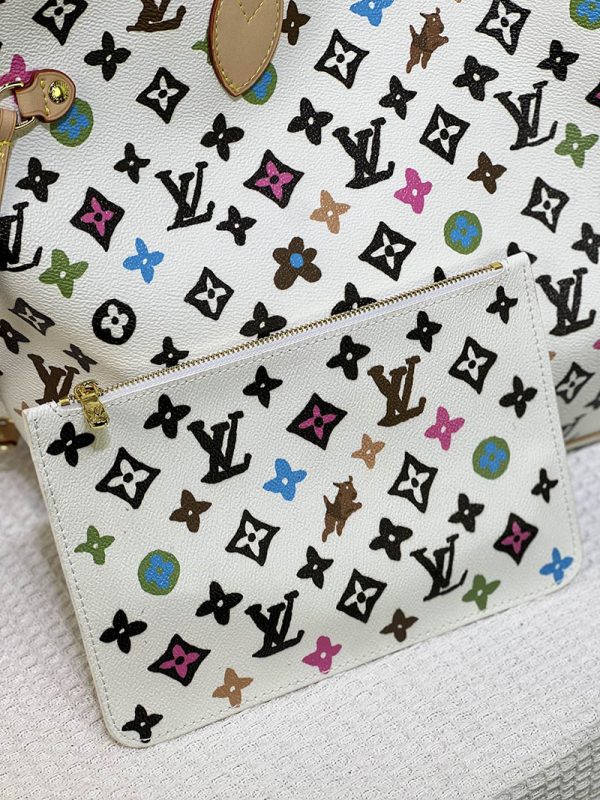 ルイヴィトン モノグラム ネヴァーフルMM バニラ トートバッグ lv301255 N品 ヴィトン新作トートバッグ - 画像 (4)