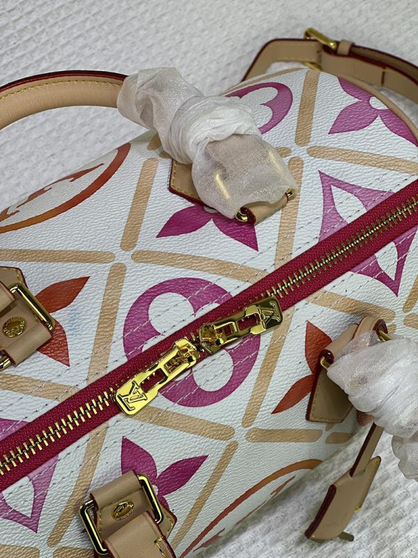 ルイヴィトン モノグラム タイル スピーディ バンドリエール 25cm lv301260 N品 ルイヴィトン 人気 バッグ ランキング - 画像 (4)