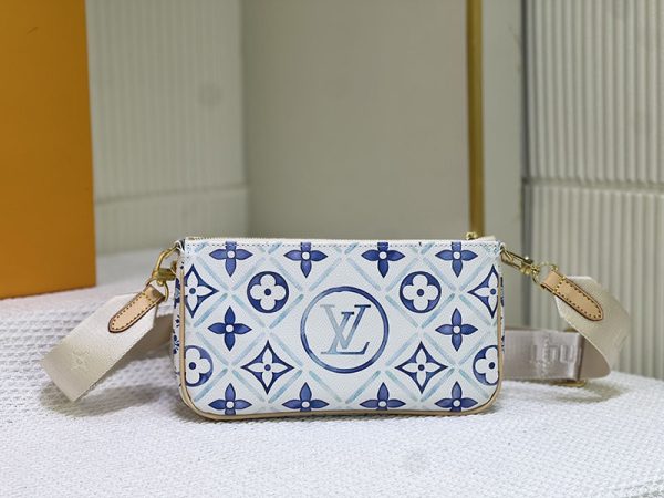 ルイヴィトン ショルダーバッグ ミュルティ ポシェット アクセソワール モノグラムタイル M25374 N品 - 画像 (7)