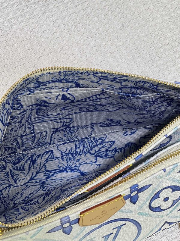 ルイヴィトン ショルダーバッグ ミュルティ ポシェット アクセソワール モノグラムタイル M25374 N品 - 画像 (2)