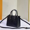 ルイヴィトン ハンドバッグ レディース アンプラント オンザゴー BB ブラック LOUIS VUITTON M46993 ノワール N品 - 画像 (8)