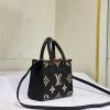 ルイヴィトン アンプラント オンザゴー BB ブラック ベージュ lv301271 N品 ルイヴィトンミニトートバッグ - 画像 (9)