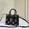 ルイヴィトン アンプラント オンザゴー BB ブラック ベージュ lv301271 N品 ルイヴィトンミニトートバッグ - 画像 (8)
