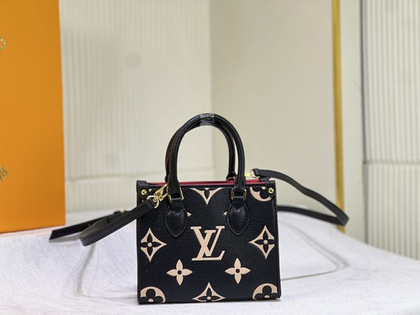 ルイヴィトン アンプラント オンザゴー BB ブラック ベージュ lv301271 N品 ルイヴィトンミニトートバッグ - 画像 (7)