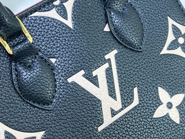 ルイヴィトン アンプラント オンザゴー BB ブラック ベージュ lv301271 N品 ルイヴィトンミニトートバッグ - 画像 (4)