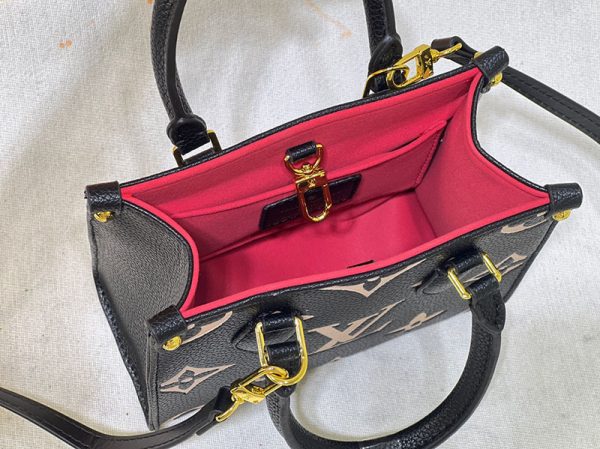ルイヴィトン アンプラント オンザゴー BB ブラック ベージュ lv301271 N品 ルイヴィトンミニトートバッグ - 画像 (3)
