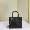 ルイヴィトン オンザゴーBB M46993 2WAYバッグ ハンドバッグ ショルダーバッグ モノグラムアンプラント ブラック N品 - 画像 (7)