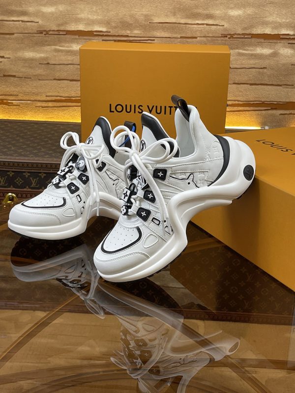 ルイヴィトン 靴 LV アークライト スニーカー レディース lv303277 ブラック/ホワイト N品 ルイヴィトンレディーススニーカー - 画像 (8)