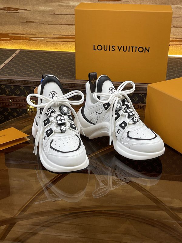 ルイヴィトン 靴 LV アークライト スニーカー レディース lv303277 ブラック/ホワイト N品 ルイヴィトンレディーススニーカー - 画像 (7)