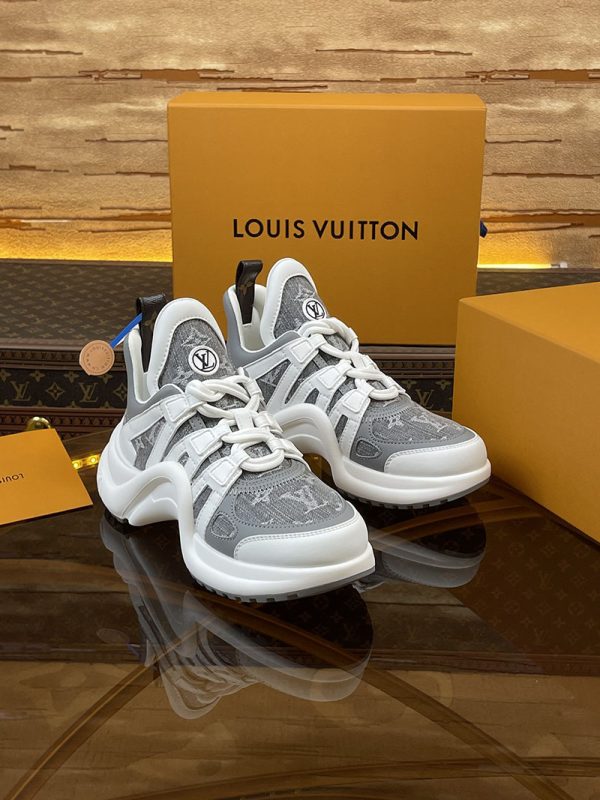 ルイヴィトン 靴 LV アークライト スニーカー レディース 1AGVA4 グレー N品 ルイヴィトンレディーススニーカー - 画像 (9)