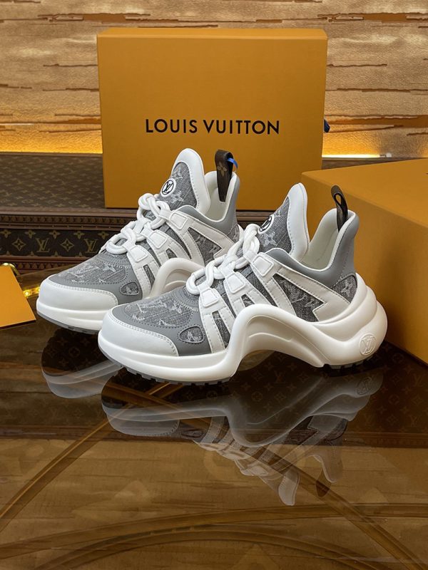 ルイヴィトン 靴 LV アークライト スニーカー レディース 1AGVA4 グレー N品 ルイヴィトンレディーススニーカー - 画像 (8)