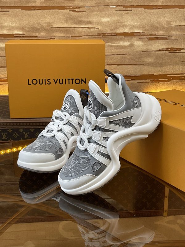 ルイヴィトン 靴 LV アークライト スニーカー レディース 1AGVA4 グレー N品 ルイヴィトンレディーススニーカー - 画像 (7)