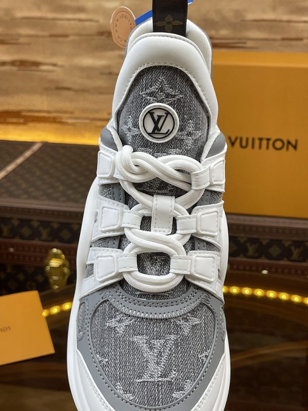 ルイヴィトン 靴 LV アークライト スニーカー レディース 1AGVA4 グレー N品 ルイヴィトンレディーススニーカー - 画像 (5)
