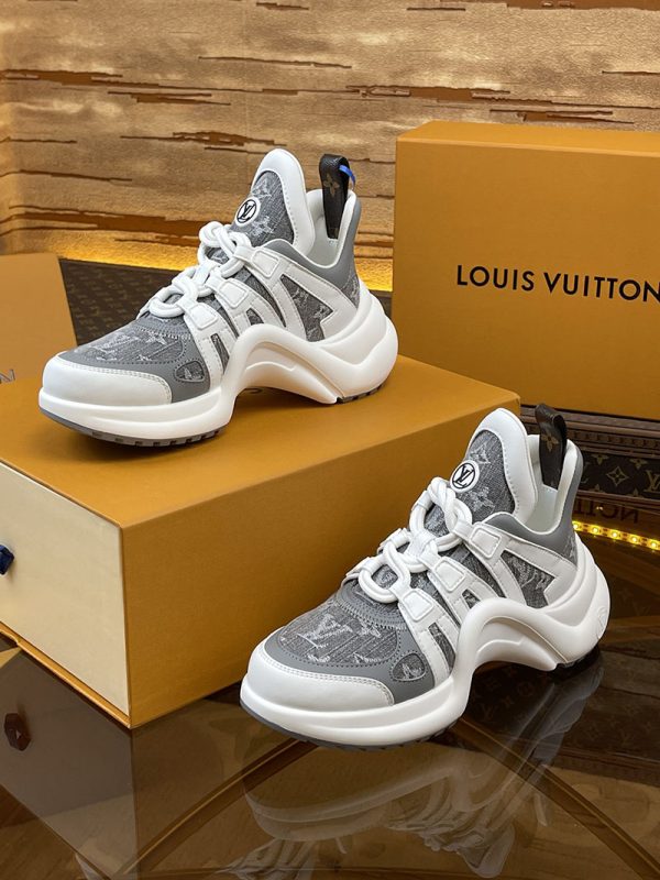 ルイヴィトン 靴 LV アークライト スニーカー レディース 1AGVA4 グレー N品 ルイヴィトンレディーススニーカー - 画像 (3)