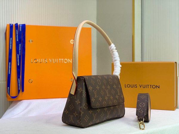 ルイヴィトン MONOGRAM モノグラム ミニ・ルーピング M51147 N品 ハンドバッグ - 画像 (9)