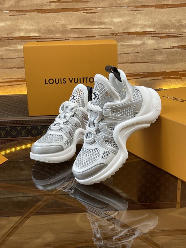 ルイヴィトン 靴 LV アークライト スニーカー レディース lv303281 シルバー N品 ルイヴィトン スニーカー 値段 - 画像 (7)