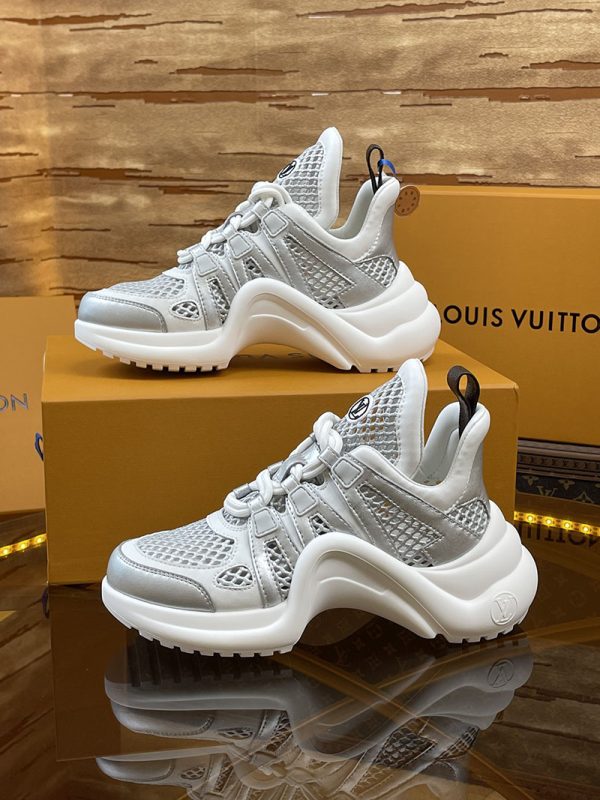 ルイヴィトン 靴 LV アークライト スニーカー レディース lv303281 シルバー N品 ルイヴィトン スニーカー 値段 - 画像 (3)