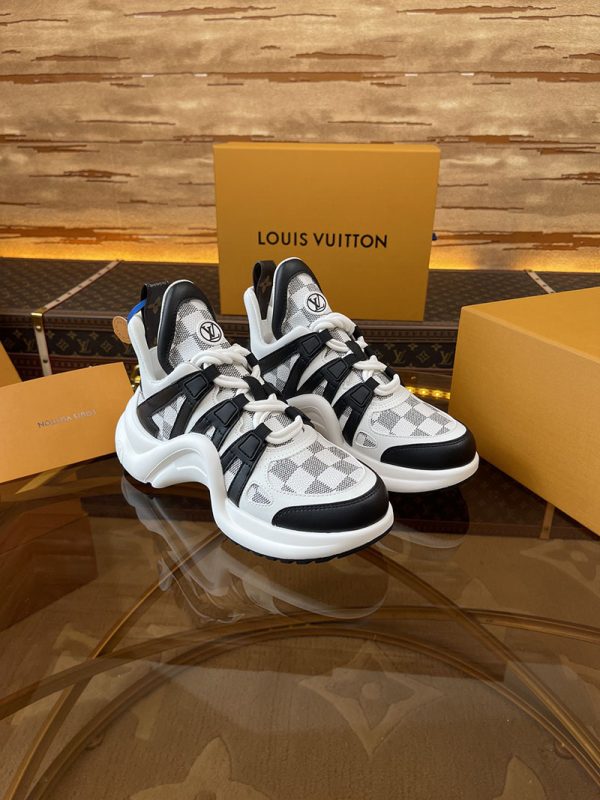 ルイヴィトン 靴 LV アークライト スニーカー レディース lv303282 ホワイト/ブラック N品 ヴィトンスニーカーレディース人気 - 画像 (9)