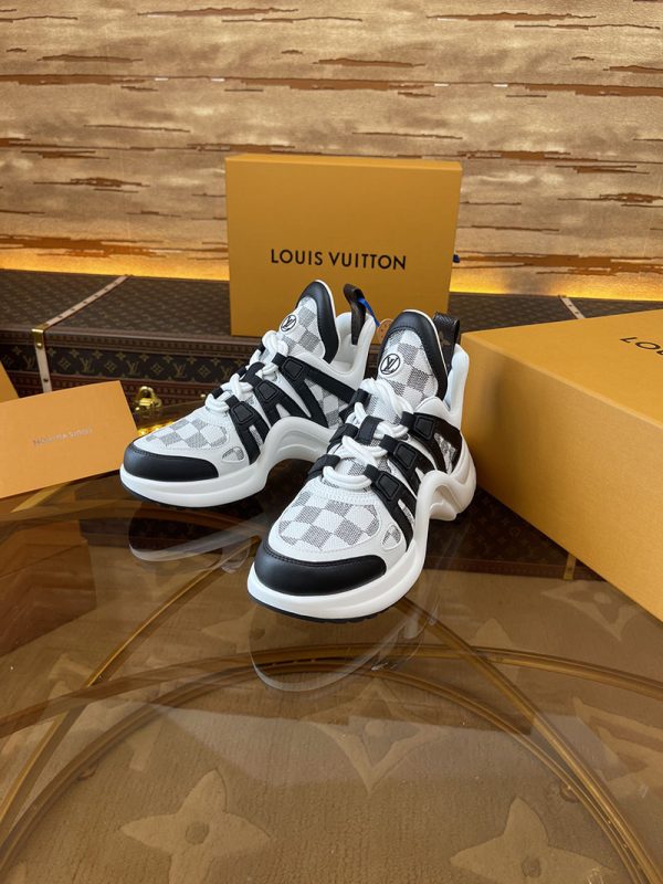ルイヴィトン 靴 LV アークライト スニーカー レディース lv303282 ホワイト/ブラック N品 ヴィトンスニーカーレディース人気 - 画像 (8)