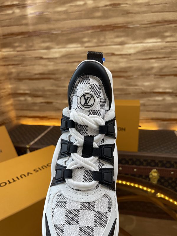ルイヴィトン 靴 LV アークライト スニーカー レディース lv303282 ホワイト/ブラック N品 ヴィトンスニーカーレディース人気 - 画像 (2)