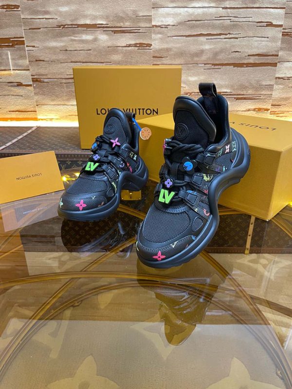 ルイヴィトン 靴 LV アークライト スニーカー レディース lv303283 ブラック N品 ヴィトン スニーカー レディース 新作 - 画像 (7)