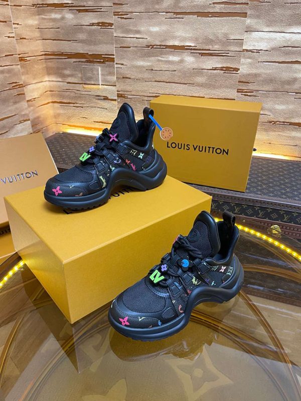 ルイヴィトン 靴 LV アークライト スニーカー レディース lv303283 ブラック N品 ヴィトン スニーカー レディース 新作 - 画像 (3)