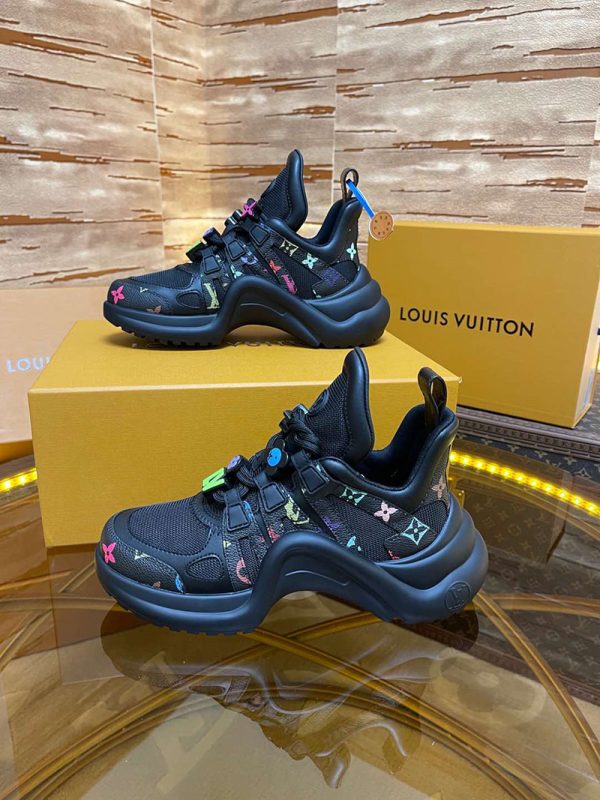 ルイヴィトン 靴 LV アークライト スニーカー レディース lv303283 ブラック N品 ヴィトン スニーカー レディース 新作 - 画像 (2)