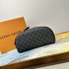 ルイヴィトン ダミエ グラフィット トワレポーチ 黒 N47625 メンズ ダミエグラフィットキャンバス ポーチ N品 - 画像 (8)