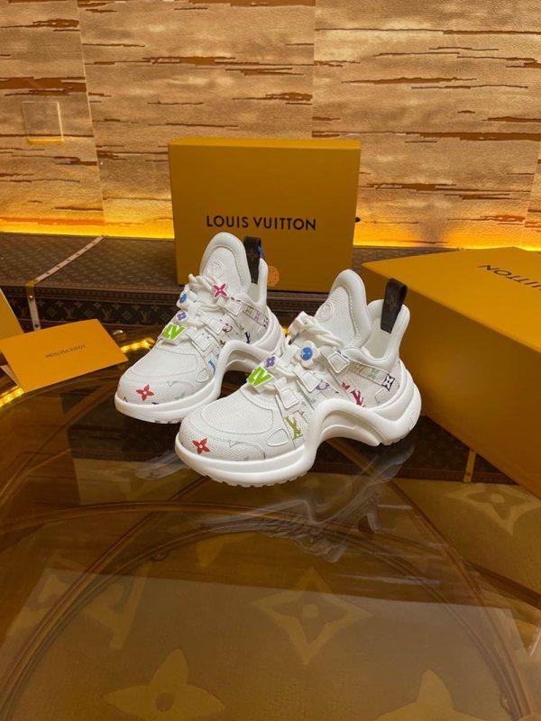 ルイヴィトン 靴 LV アークライト スニーカー レディース lv303284 ホワイト N品 ヴィトン スニーカー レディース 新作 - 画像 (8)