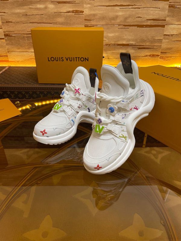 ルイヴィトン 靴 LV アークライト スニーカー レディース lv303284 ホワイト N品 ヴィトン スニーカー レディース 新作 - 画像 (7)