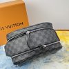 ルイヴィトン ダミエ グラフィット トワレポーチ 黒 N47625 メンズ ダミエグラフィットキャンバス ポーチ N品 - 画像 (2)