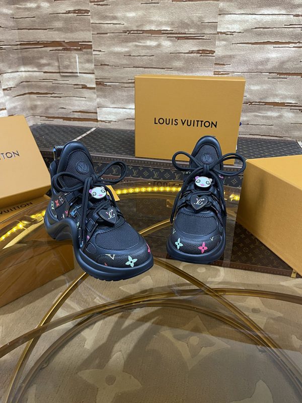 ルイヴィトン 靴 LV アークライト スニーカー レディース lv303285 ブラック N品 ヴィトン スニーカー レディース モノグラム - 画像 (9)