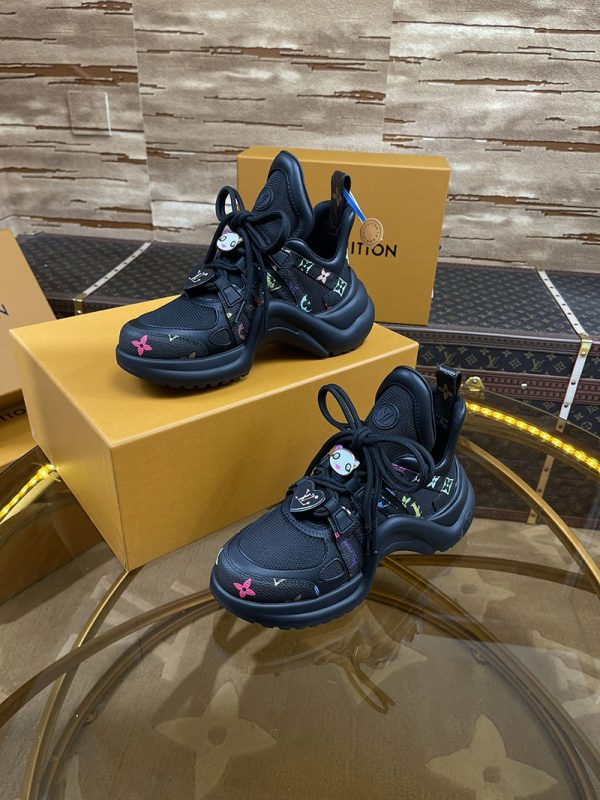 ルイヴィトン 靴 LV アークライト スニーカー レディース lv303285 ブラック N品 ヴィトン スニーカー レディース モノグラム - 画像 (7)