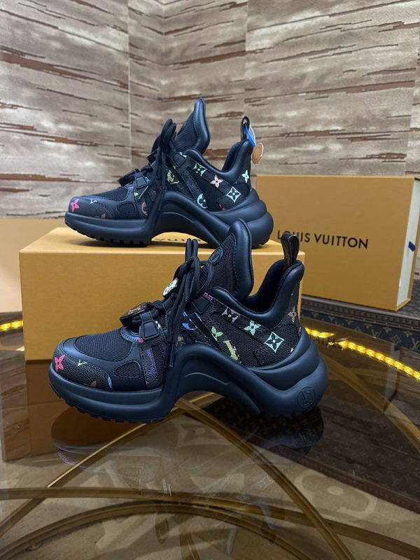 ルイヴィトン 靴 LV アークライト スニーカー レディース lv303285 ブラック N品 ヴィトン スニーカー レディース モノグラム - 画像 (6)