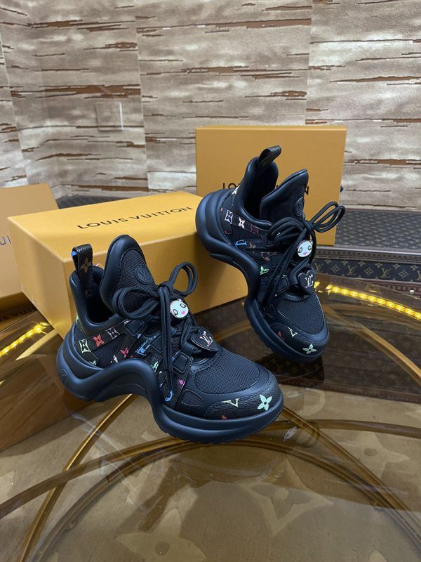 ルイヴィトン 靴 LV アークライト スニーカー レディース lv303285 ブラック N品 ヴィトン スニーカー レディース モノグラム - 画像 (5)