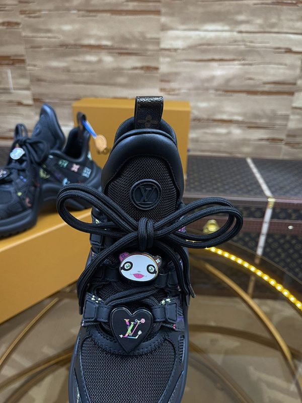 ルイヴィトン 靴 LV アークライト スニーカー レディース lv303285 ブラック N品 ヴィトン スニーカー レディース モノグラム - 画像 (3)