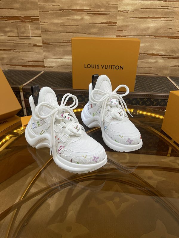 ルイヴィトン 靴 LV アークライト スニーカー レディース lv303286 ホワイト N品 ヴィトン スニーカー レディース モノグラム - 画像 (9)