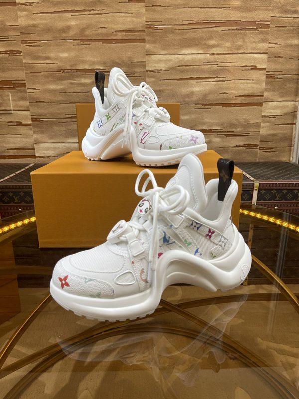 ルイヴィトン 靴 LV アークライト スニーカー レディース lv303286 ホワイト N品 ヴィトン スニーカー レディース モノグラム - 画像 (7)