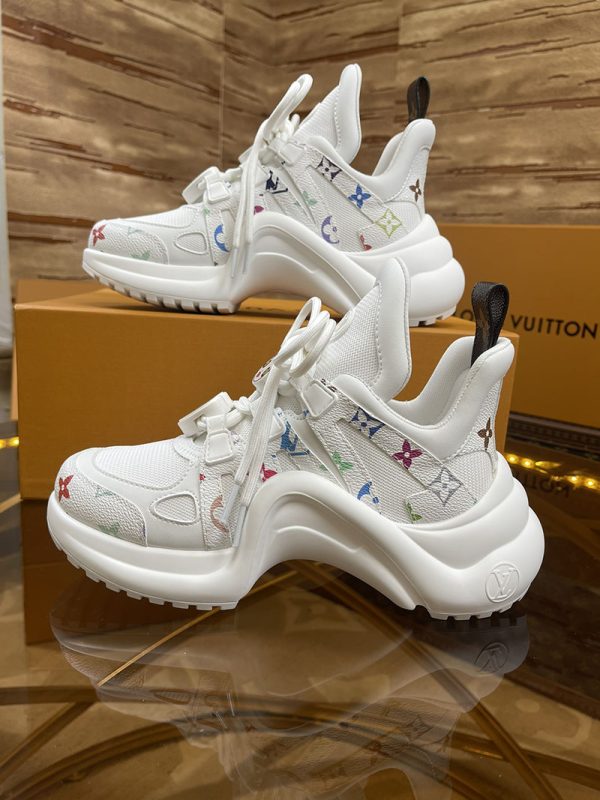 ルイヴィトン 靴 LV アークライト スニーカー レディース lv303286 ホワイト N品 ヴィトン スニーカー レディース モノグラム - 画像 (6)
