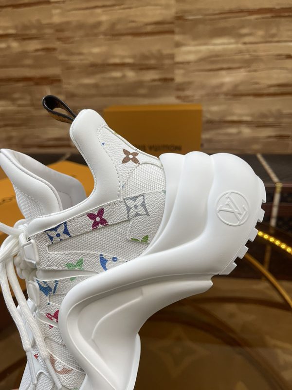 ルイヴィトン 靴 LV アークライト スニーカー レディース lv303286 ホワイト N品 ヴィトン スニーカー レディース モノグラム - 画像 (4)