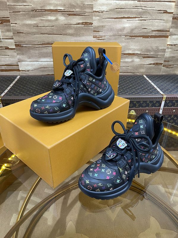 ルイヴィトン 靴 LV アークライト スニーカー レディース lv303287 ブラック N品 ヴィトン 靴 レディース - 画像 (7)