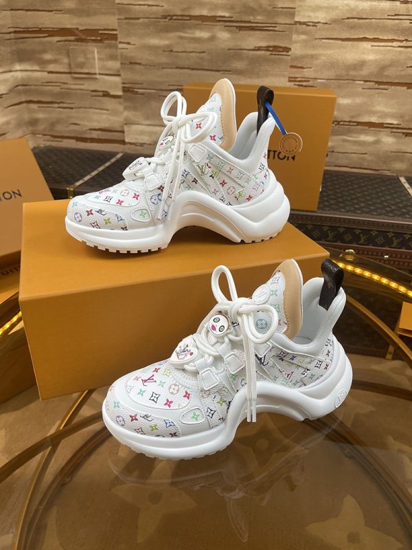 ルイヴィトン 靴 LV アークライト スニーカー レディース lv303288 ホワイト N品 ヴィトン 靴 レディース - 画像 (6)