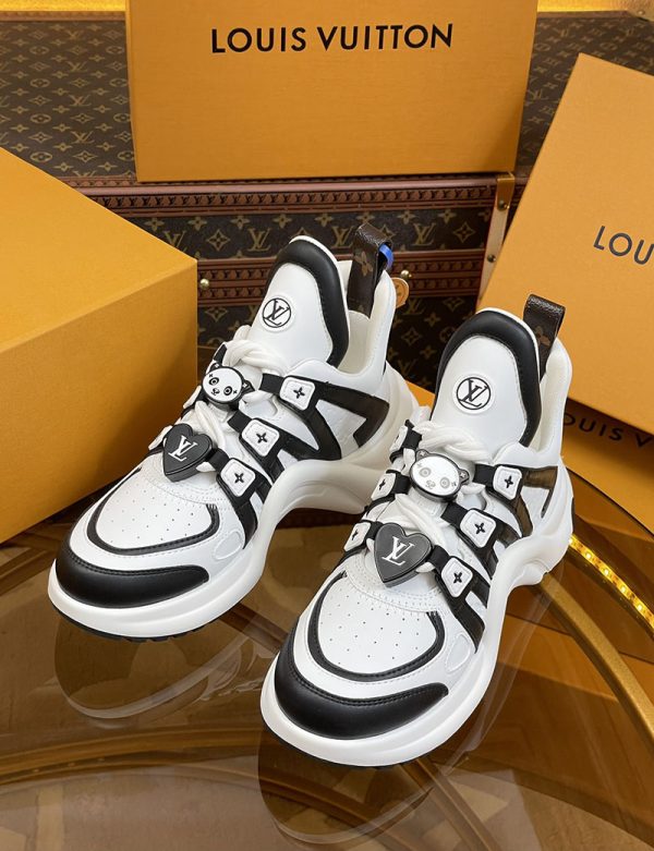 ルイヴィトン 靴 LV アークライト スニーカー レディース lv303289 ホワイト N品 ルイヴィトン アークライト 履き心地 - 画像 (8)