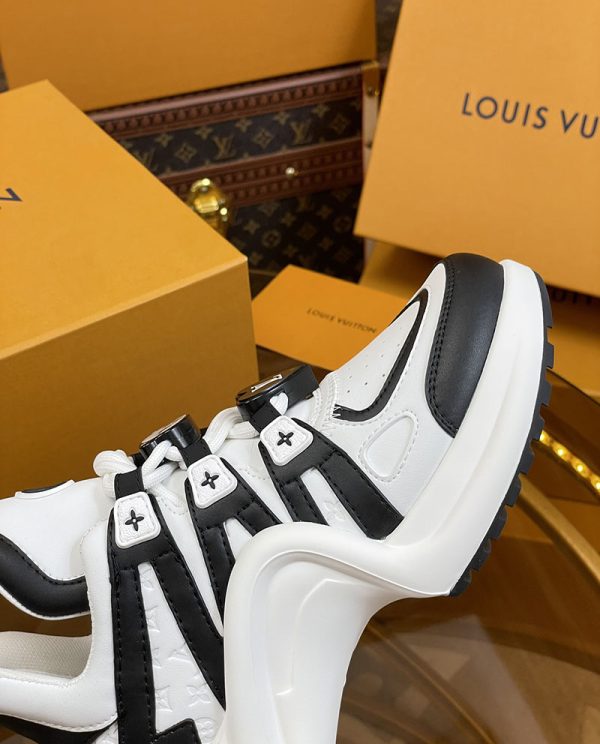 ルイヴィトン 靴 LV アークライト スニーカー レディース lv303289 ホワイト N品 ルイヴィトン アークライト 履き心地 - 画像 (4)