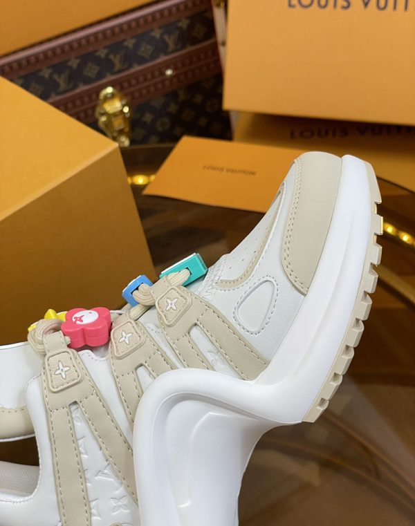 ルイヴィトン 靴 LV アークライト スニーカー レディース lv303290 グレー N品 ルイヴィトン アークライト 履き心地 - 画像 (4)