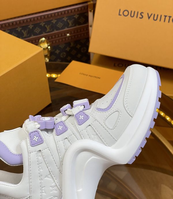 ルイヴィトン 靴 LV アークライト スニーカー レディース lv303292 パープル N品 ルイヴィトン アークライト 履き心地 - 画像 (4)